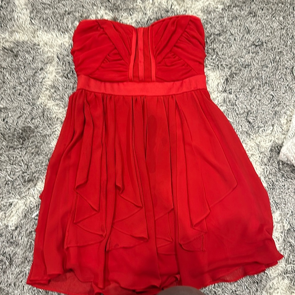 Red formal dress